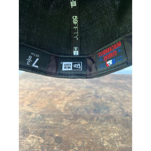 Washington Nationals New Era 59Fifty Black Fitted Cap Size 7 W3 - Picture 6 of 6